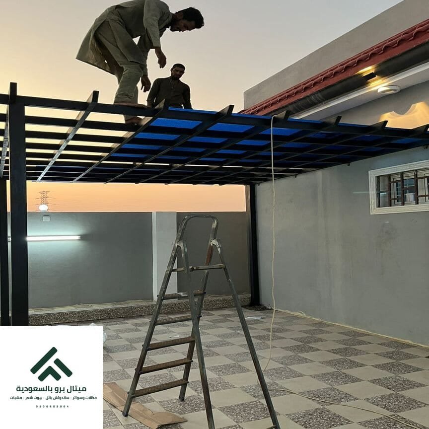 برجولات خشبية وحديد