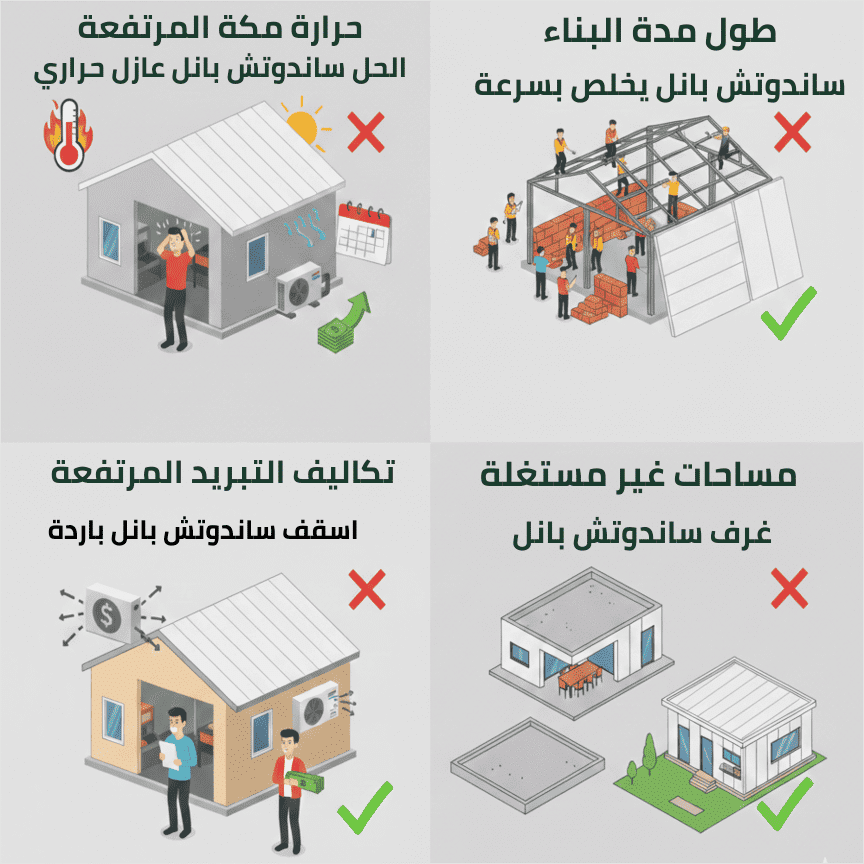 توريد وتركيب ساندوتش بانل